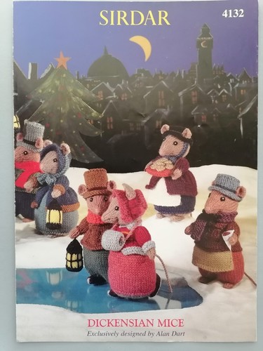 Dickensian mice knitting - dickensian, mice,