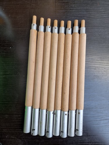 Army tent poles new - poles, wooden