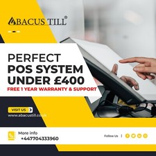 EPOS Till System with Cash Drawer & Printer - Shop / Bar / Take-way / Restaurant