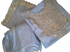 indian pakistani party wear shalwar kameez ,3 pcs sharara set