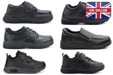 Boys School Shoes Touch Fasten