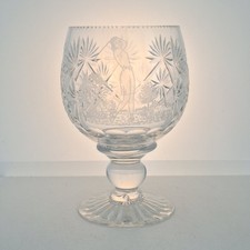 Vintage Crystal Glass Pedestal