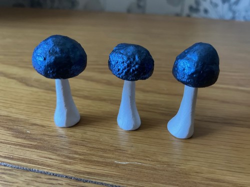 Handmade clay toadstools - handmade,