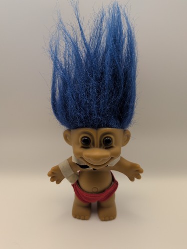 Vintage blue hair russ troll - vintage,