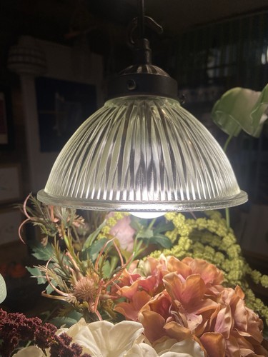 Vintage holophaine glass - vintage,