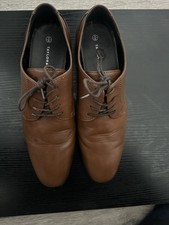 Taylor & Wright Mens Leather Brogue Brown Tan Smart Dress Shoes Size UK 8