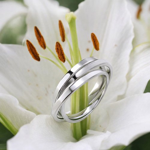 Russian wedding ring sterling - russian,