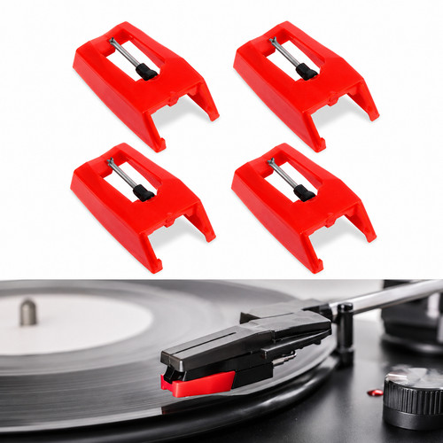 Pcs record player needles - 4,