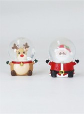 Set of 2 Mini Snow Globes -
