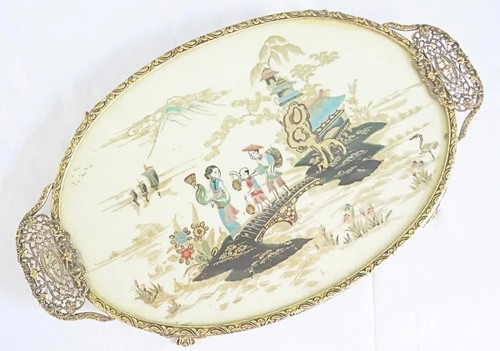 Vintage dressing table tray - table,