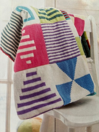 Baby child patchwork knitted - patchwork,