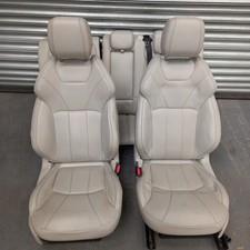 RANGE ROVER EVOQUE L538 12-19 LEATHER SEATS SET COMPLETE IN WHITE