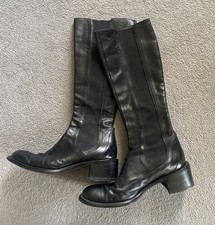 Hobbs Black Leather Tight