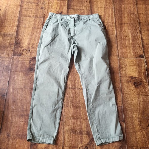Chino trousers sage - m&s, trousers,