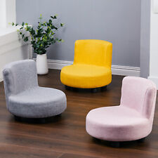 Kids Toddlers Sofa Chair Fabric Padded Playroom Bedroom Armchair Bucket Seat