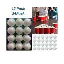 NEW PACK OF 12 ,24 PLAIN WHITE
