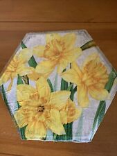 Decorative Wooden box ,daffodils Design Gift , Home Decor