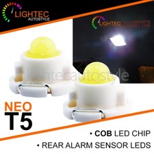 2x SEAT LEON MK1 WHITE T5 LED REAR INTERIOR READING LIGHT NEO WEDGE BULBS T4.7