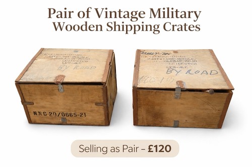Pair vintage military style - pair, military-style
