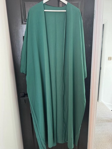 Deep green abaya - 56, with
