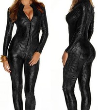 New black patterned leather - new,