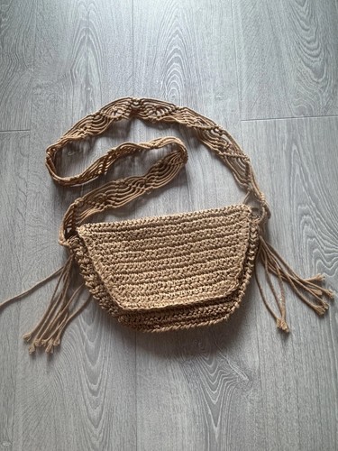 Primark brown straw - straw, crossbody