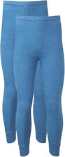 Pack of 2 Men's Thermal Trousers Long Johns Warm Underwear Baselayer, S M L XL