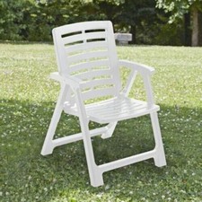 White Outdoor Folding Garden