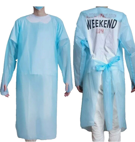 Disposable cpe gown full - disposable,