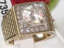 Mens gold ring signet pinky