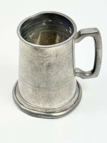 Vintage pewter tankard abc - pewter,