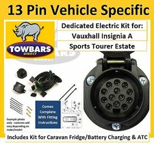 13 Pin Towbar Dedicated Electric Kit Vauxhall Insignia A Sports Tourer Estate FF