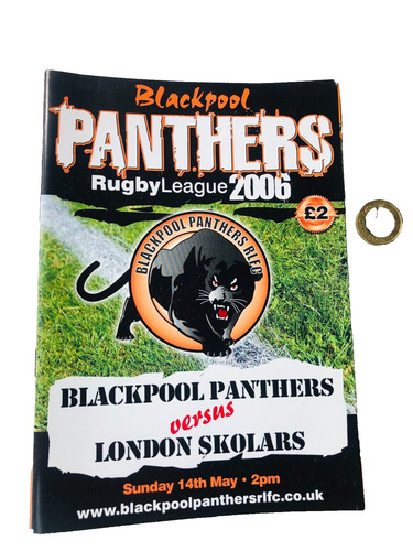 Rugby programme blackpool - rugby,