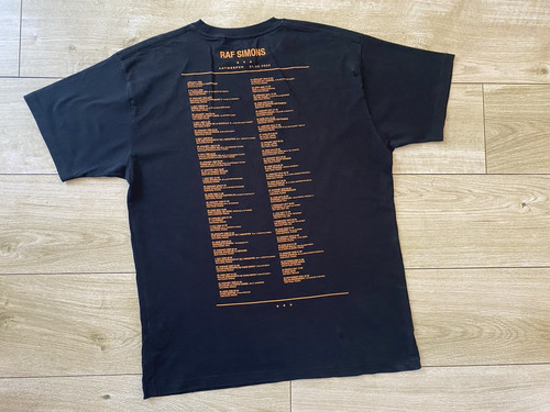 Black raf simons world tour - raf,
