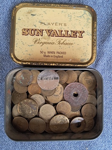 Vintage gaming tokens in - gaming,