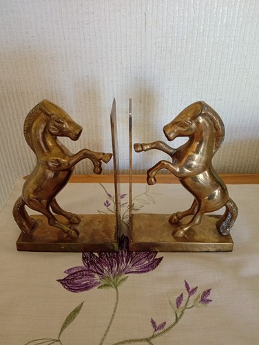 Brass stallion horse - pr,