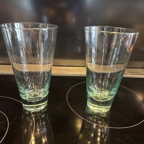 Hand blown turquoise tall - turquoise,