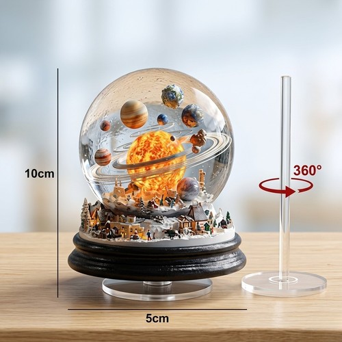 And crystal ball led - ball,