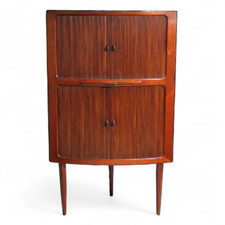 Mid Century Teak Corner Bar