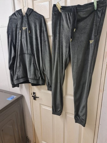 Men reebok velour tracksuit - reebok,