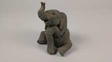 1989 Marty Sculptures the HERD By Martha Carey Elephant Figure Peanut 3109