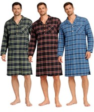 Mens Brushed Cotton Nightshirt