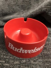 Budweiser Ashtray Melamine Pub Bar Collectable
