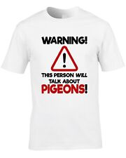 Pigeons Mens T-Shirt Birds Racing Race Homing Gamble Coop Pet Funny Gift Idea
