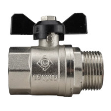 Butterfly Brass Valve Ball