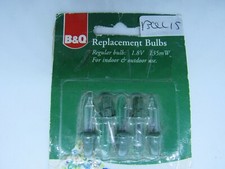 B and Q Christmas bulbs  1.8v