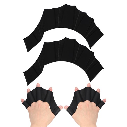 Silicone swimming gloves - silicone,