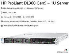 HP ProLiant DL360 Gen9 –