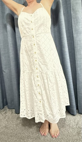 Next white embroidered midi - white,