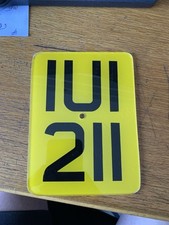 Private Licence Plate , Ideal Harley / Bobber / Indian Bike IUI 211 